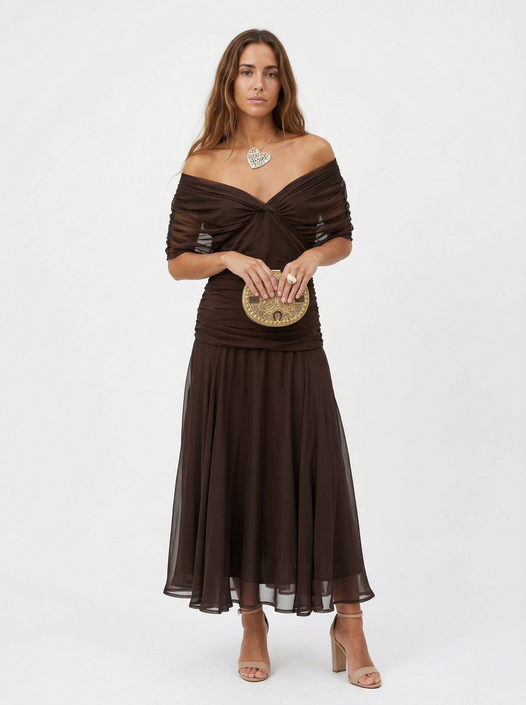 Luisa - Maxikleid mit V Ausschnitt
