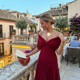 Luisa - Maxikleid mit V Ausschnitt