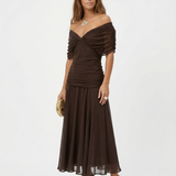Luisa - Maxikleid mit V Ausschnitt