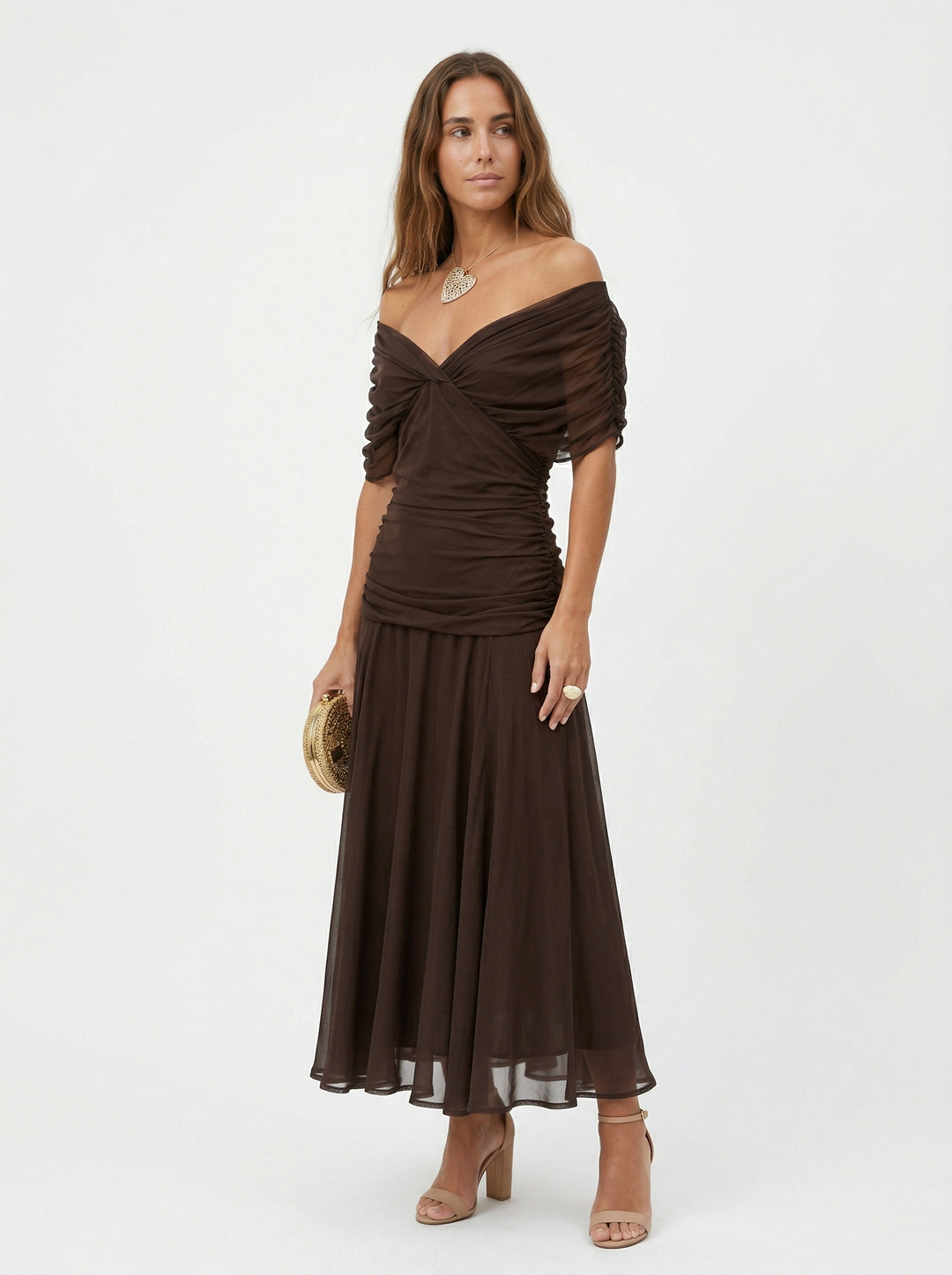 Luisa - Maxikleid mit V Ausschnitt