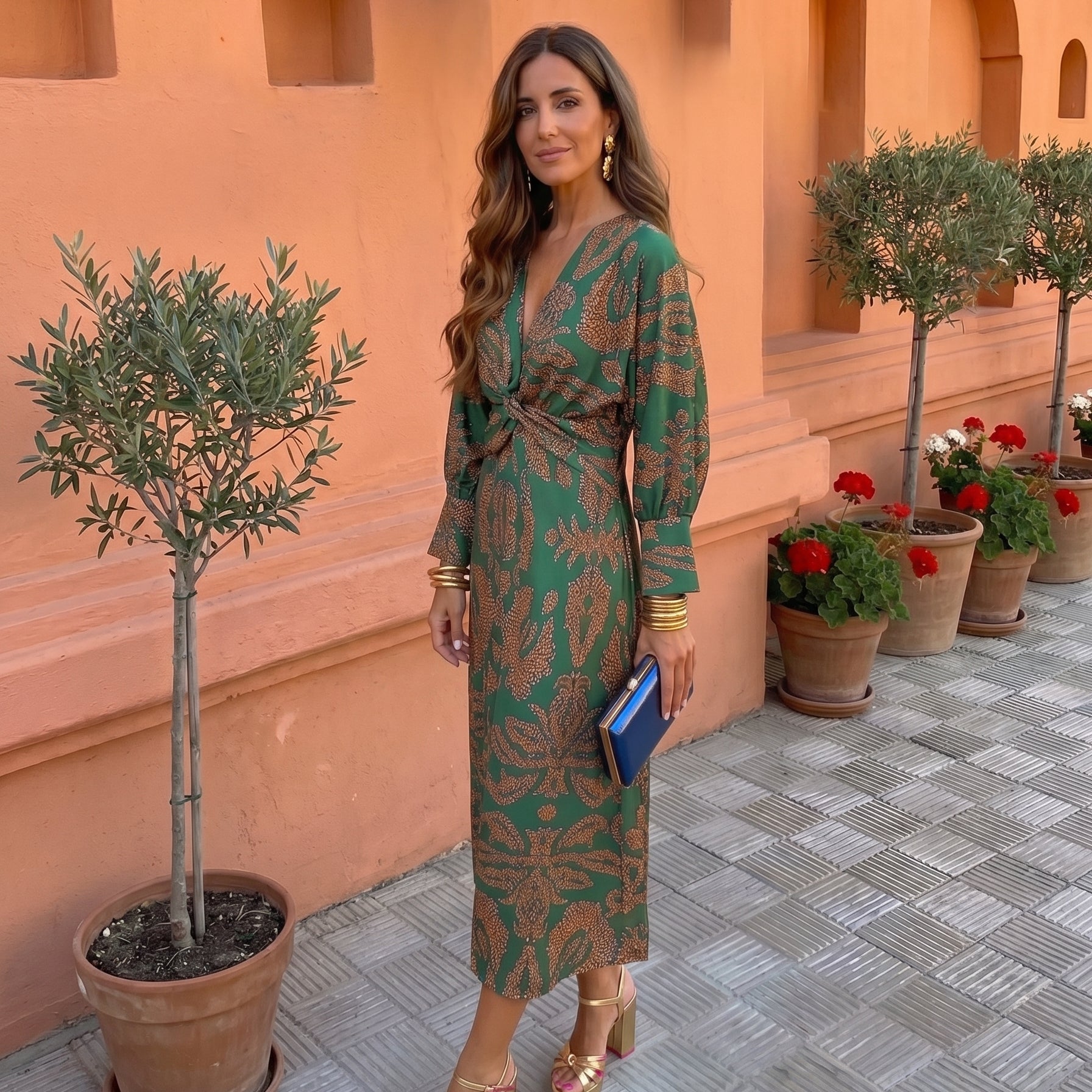 Sofie - Midikleid mit elegantem Print