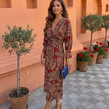 Sofie - Midikleid mit elegantem Print