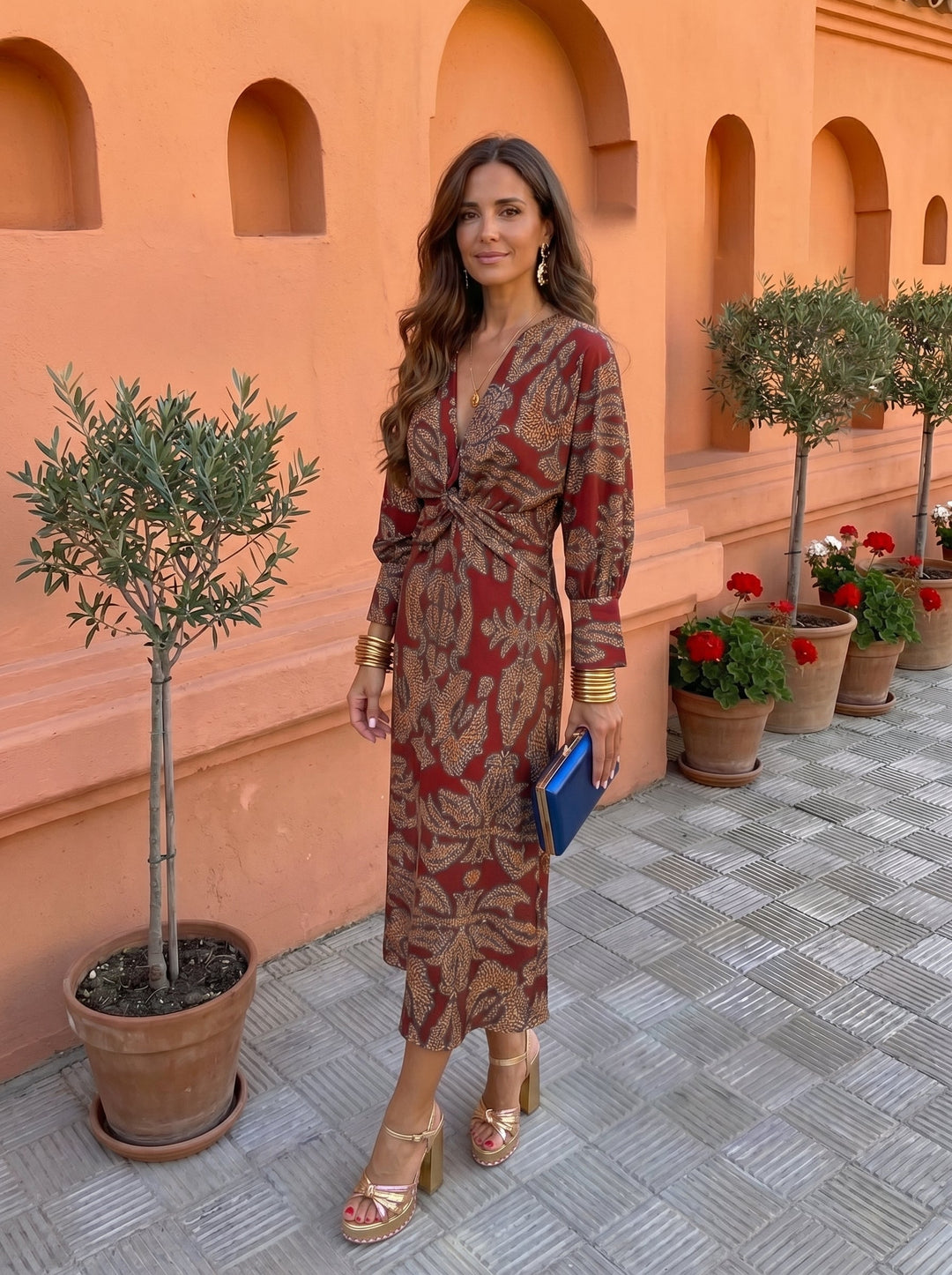 Sofie - Midikleid mit elegantem Print