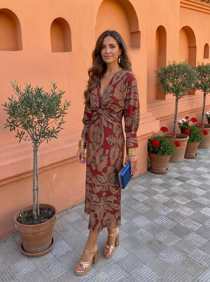 Sofie - Midikleid mit elegantem Print
