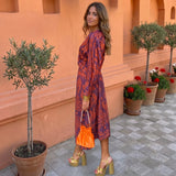 Sofie - Midikleid mit elegantem Print