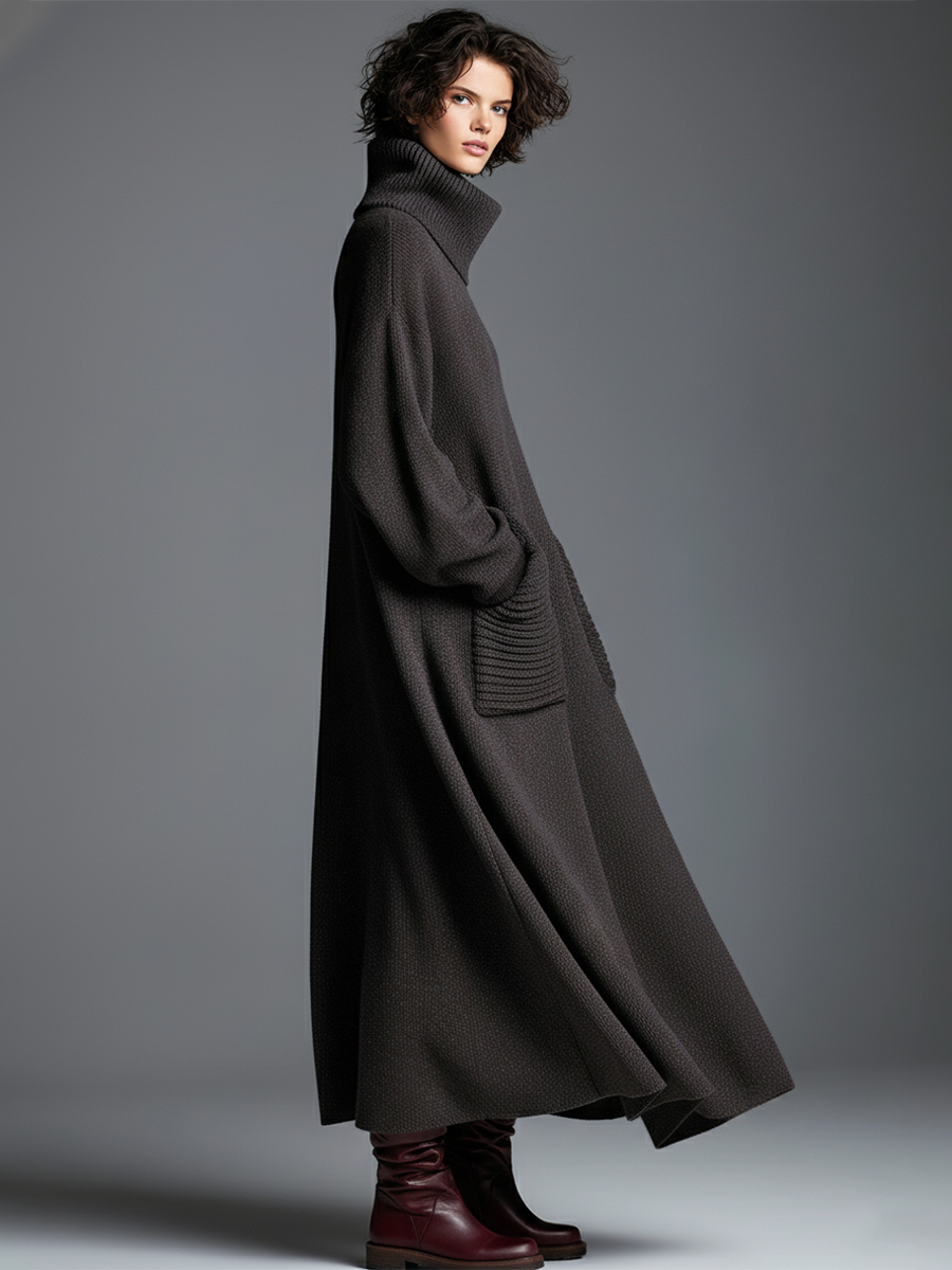 Karolina - Maxikleid aus Strick