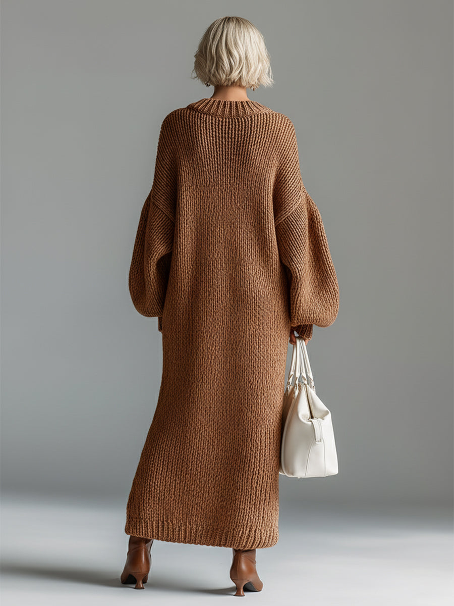 Marga - Elegantes Maxikleid aus Strick