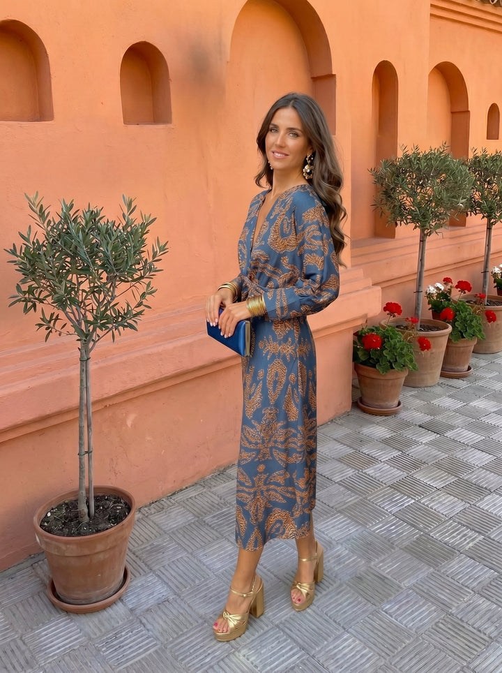 Sofie - Midikleid mit elegantem Print