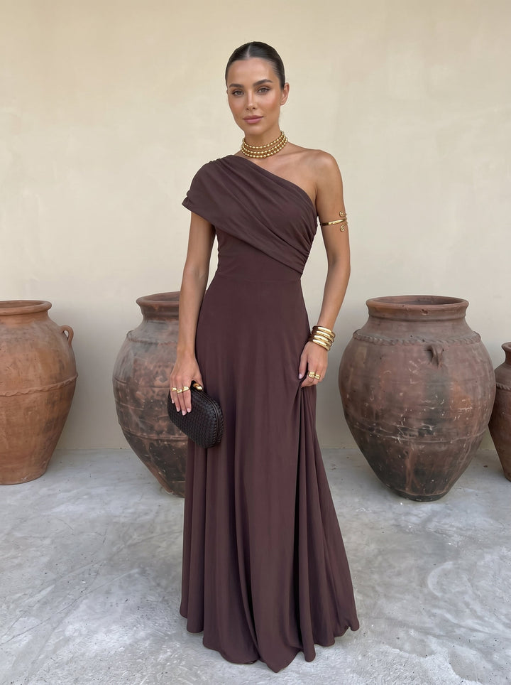 Clara - Langes Toledo Kleid mit fließendem Fall