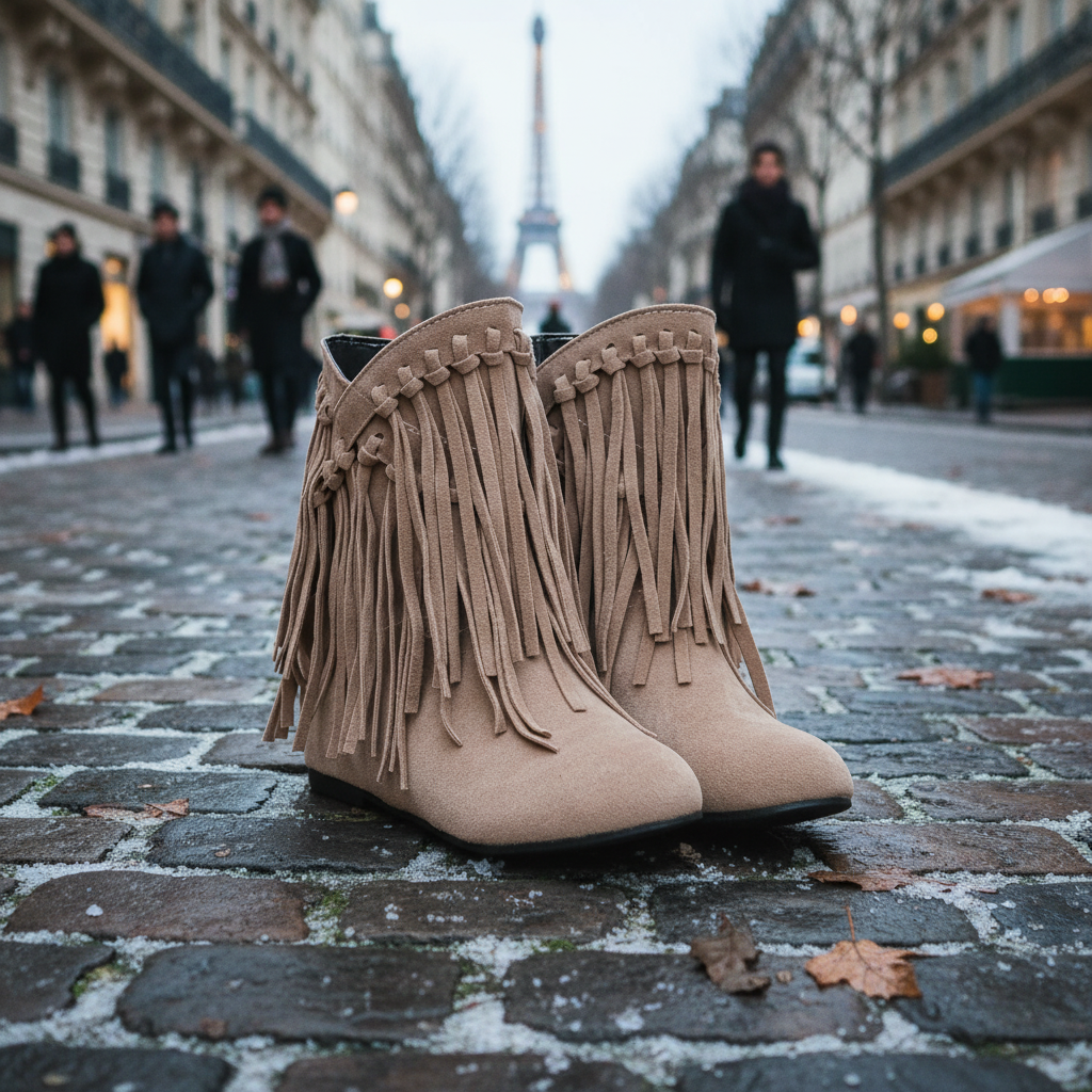 Tamara - Cowboy-Stiefel mit Charakter Western mit Linie streckend