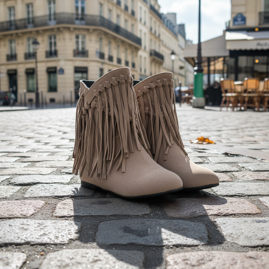 Tamara - Cowboy-Stiefel mit Charakter Western mit Linie streckend