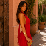 Johanna - Manila Kleid in Rot
