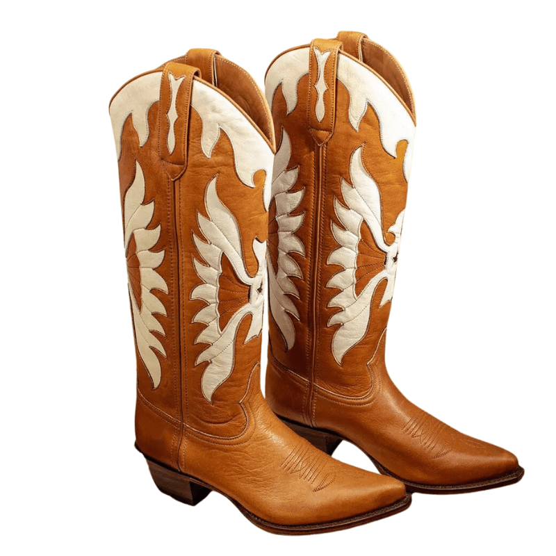 Leonie - Cowboy-Stiefel mit Absatz im Stil authentisch mit Anmutung Western