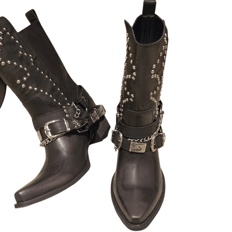 Ronja - Cowboy-Stiefel mit Absatz im Stil authentisch mit Country-Stimmung