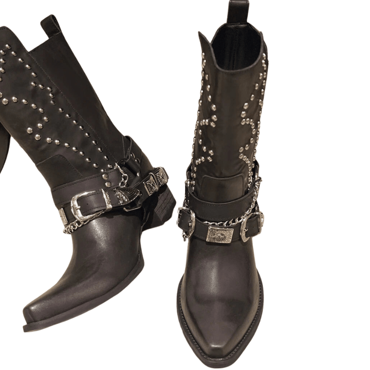 Ronja - Cowboy-Stiefel mit Absatz im Stil authentisch mit Country-Stimmung