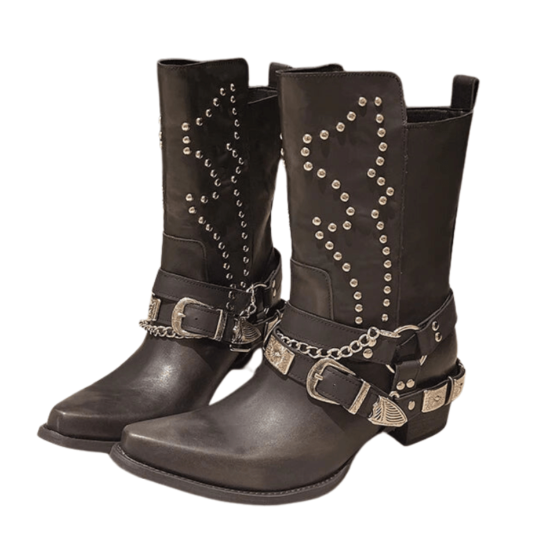 Ronja - Cowboy-Stiefel mit Absatz im Stil authentisch mit Country-Stimmung