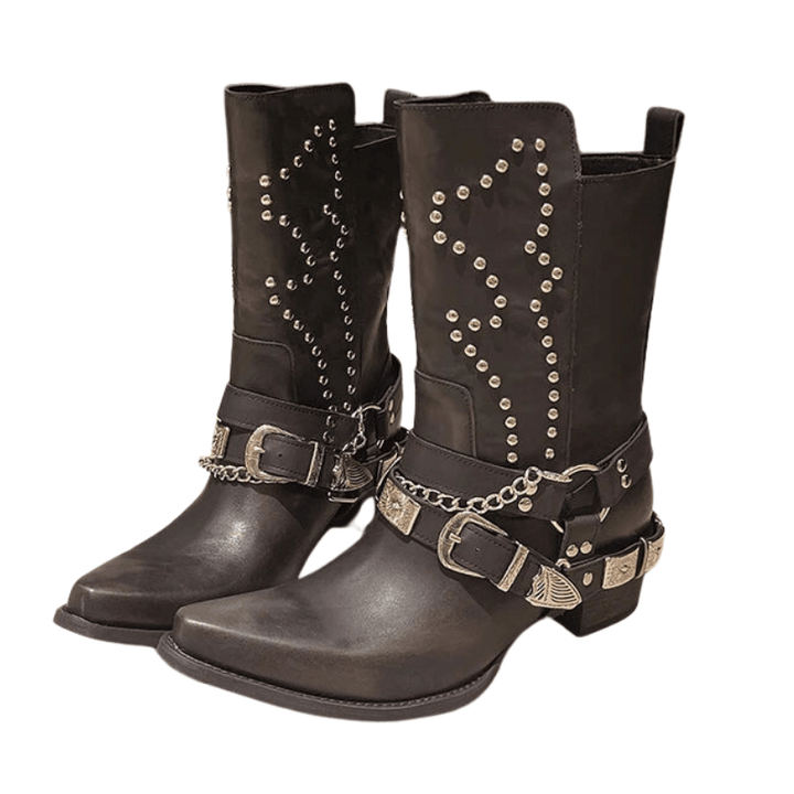 Ronja - Cowboy-Stiefel mit Absatz im Stil authentisch mit Country-Stimmung