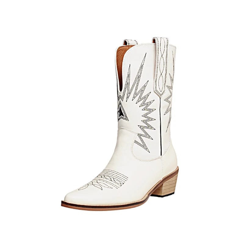 Wiebke - Cowboy-Stiefel mit Absatz im Stil authentisch im Stil authentisch