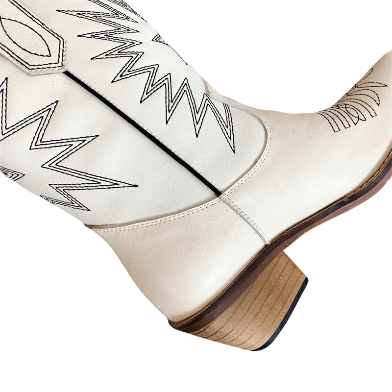 Wiebke - Cowboy-Stiefel mit Absatz im Stil authentisch im Stil authentisch