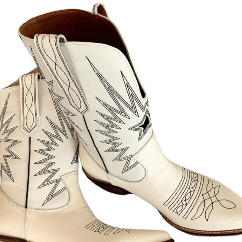 Wiebke - Cowboy-Stiefel mit Absatz im Stil authentisch im Stil authentisch