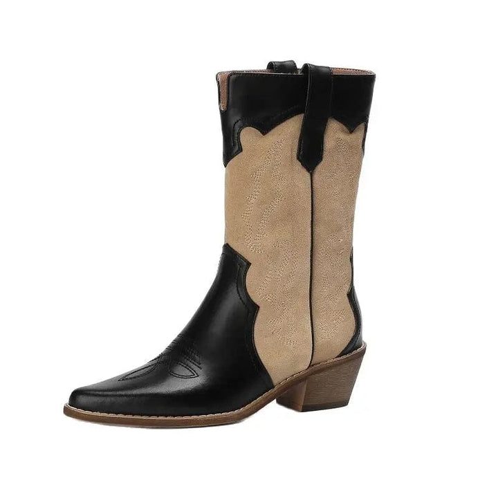 Birgit - Cowboy-Stiefel mit Absatz im Stil authentisch mit Charme vintage