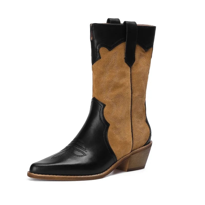 Birgit - Cowboy-Stiefel mit Absatz im Stil authentisch mit Charme vintage