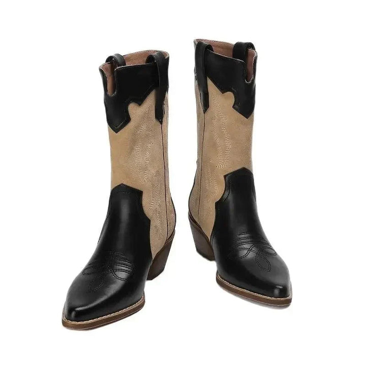 Birgit - Cowboy-Stiefel mit Absatz im Stil authentisch mit Charme vintage