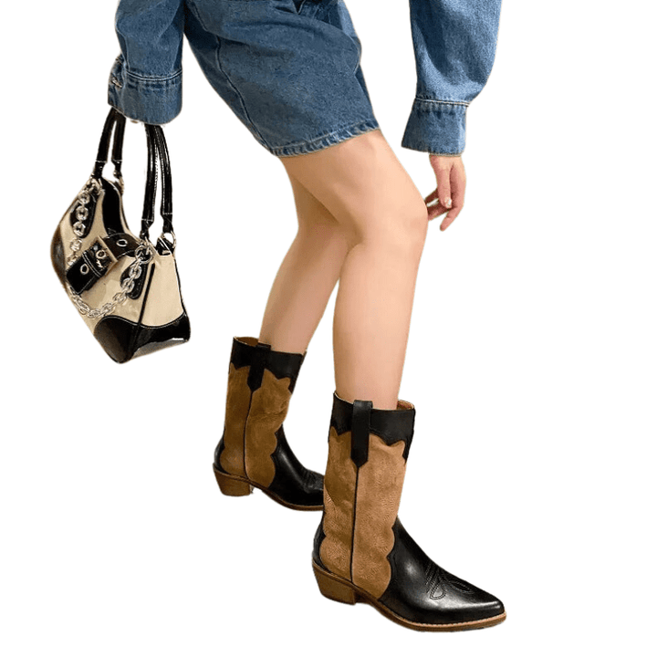 Birgit - Cowboy-Stiefel mit Absatz im Stil authentisch mit Charme vintage