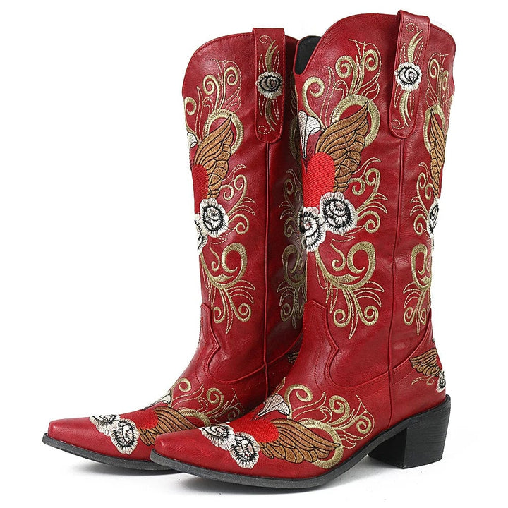 Cornelia - Cowboy-Stiefel mit Absatz im Stil authentisch mit Auftritt elegant