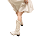Annelie - Cowboy-Stiefel mit Absatz im Stil authentisch mit Linie streckend