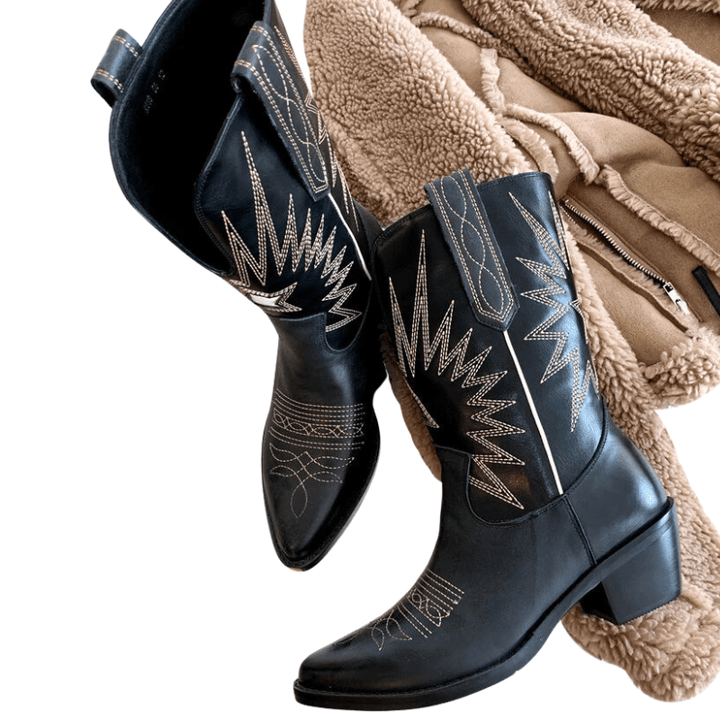 Gina - Cowboy-Stiefel mit Absatz im Stil authentisch mit Auftritt markant
