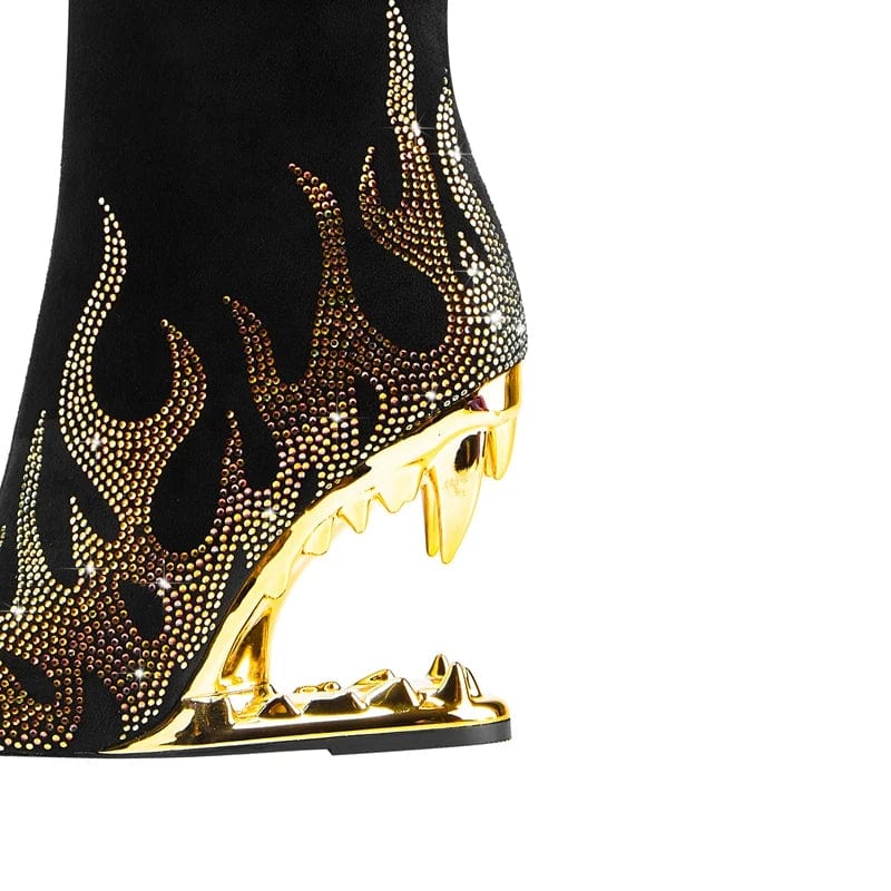 Caroline - Cowboy-Stiefel mit Absatz im Stil authentisch im Stil Rodeo