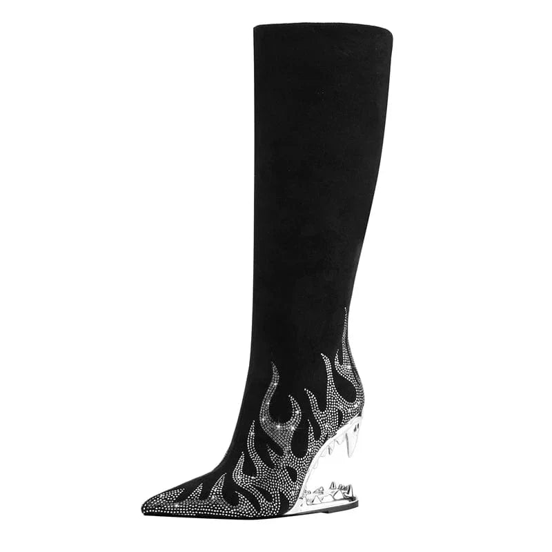 Caroline - Cowboy-Stiefel mit Absatz im Stil authentisch im Stil Rodeo