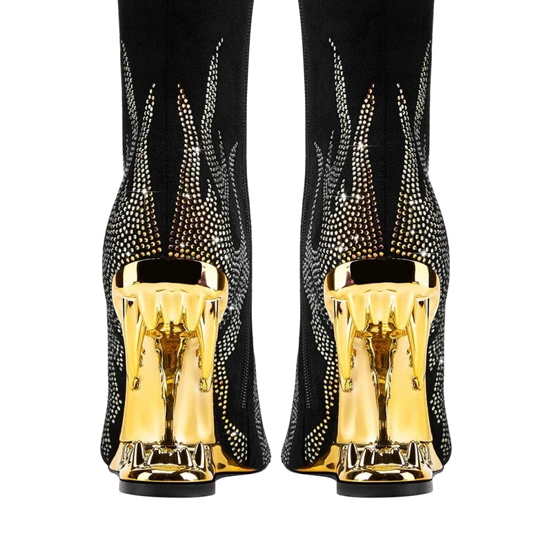 Caroline - Cowboy-Stiefel mit Absatz im Stil authentisch im Stil Rodeo