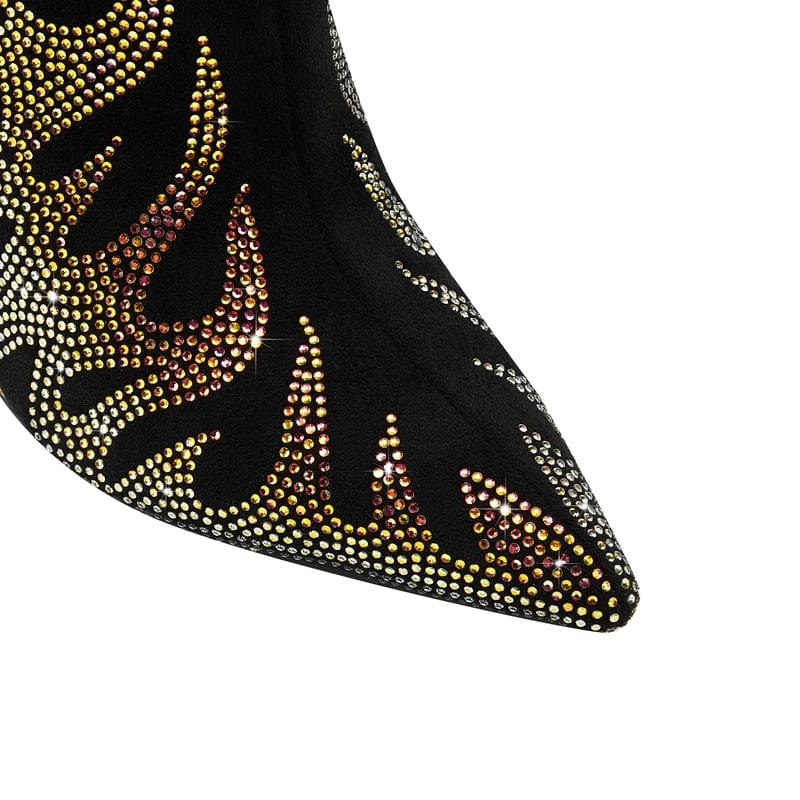 Caroline - Cowboy-Stiefel mit Absatz im Stil authentisch im Stil Rodeo