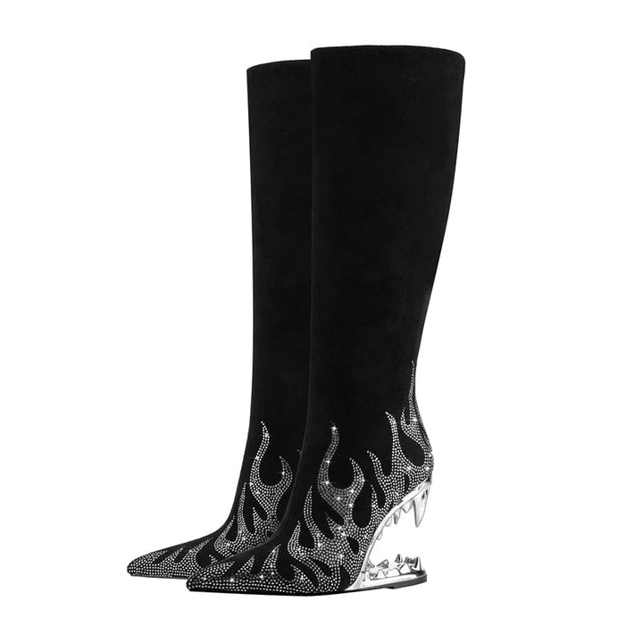 Caroline - Cowboy-Stiefel mit Absatz im Stil authentisch im Stil Rodeo