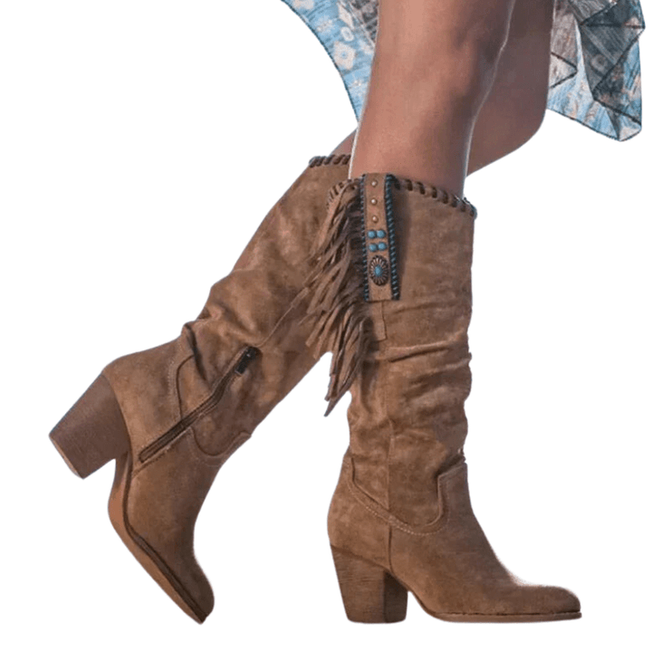 Sabrina - Cowboy-Stiefel mit Absatz und Präsenz markant
