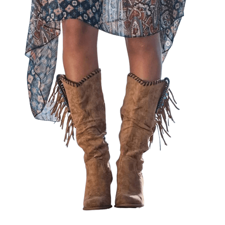 Sabrina - Cowboy-Stiefel mit Absatz und Präsenz markant