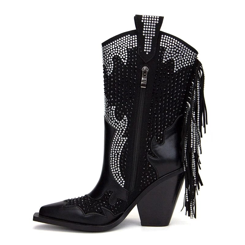 Ines - Cowboy-Stiefel mit Absatz im Stil authentisch mit Präsenz markant