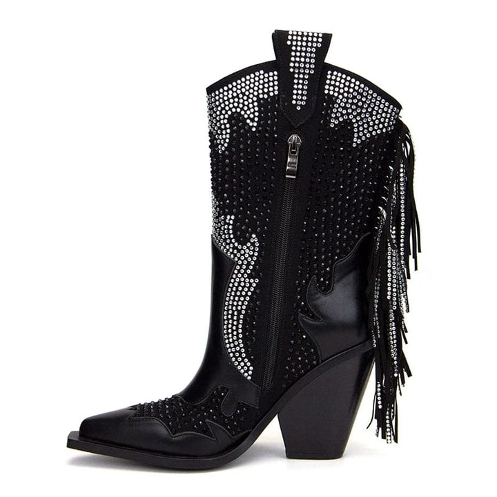 Ines - Cowboy-Stiefel mit Absatz im Stil authentisch mit Präsenz markant
