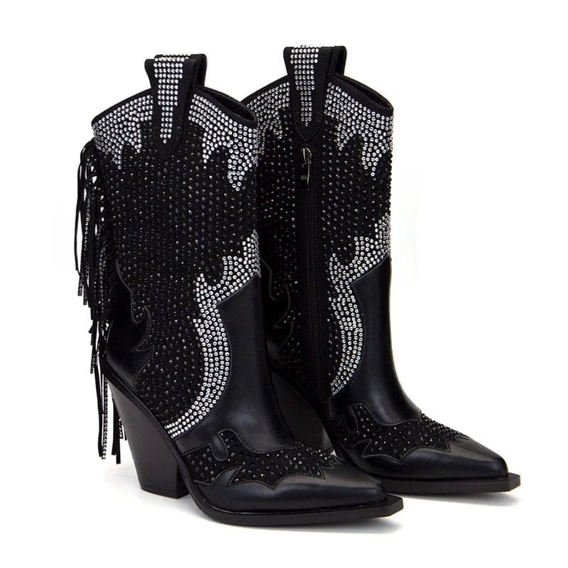 Ines - Cowboy-Stiefel mit Absatz im Stil authentisch mit Präsenz markant