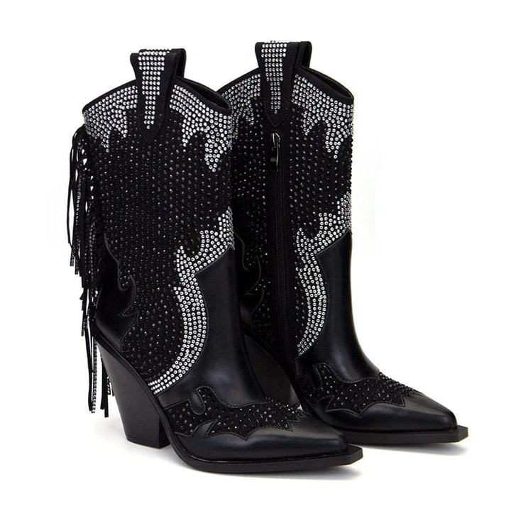 Ines - Cowboy-Stiefel mit Absatz im Stil authentisch mit Präsenz markant