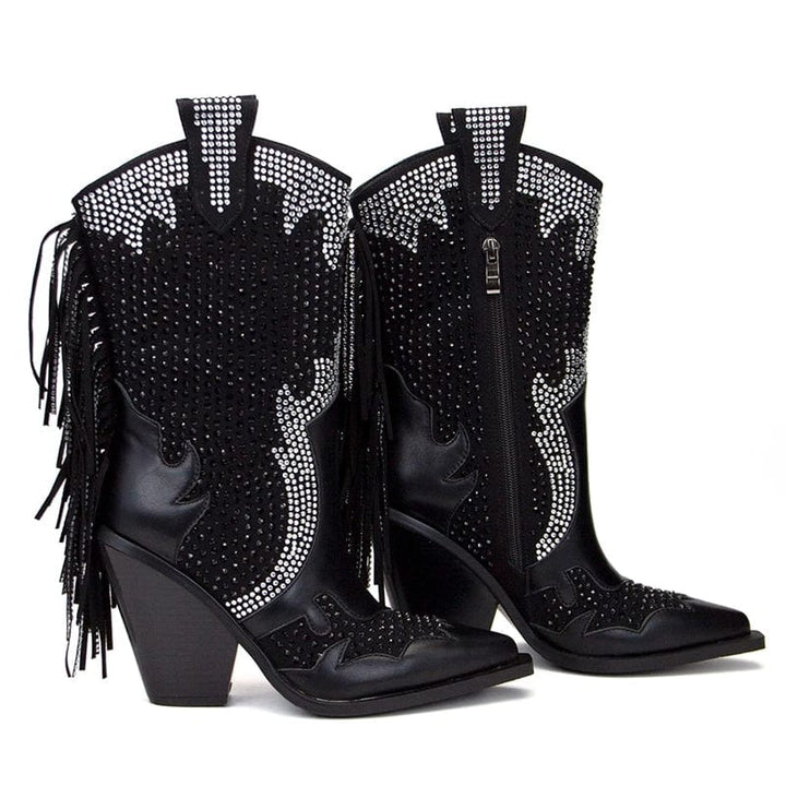 Ines - Cowboy-Stiefel mit Absatz im Stil authentisch mit Präsenz markant
