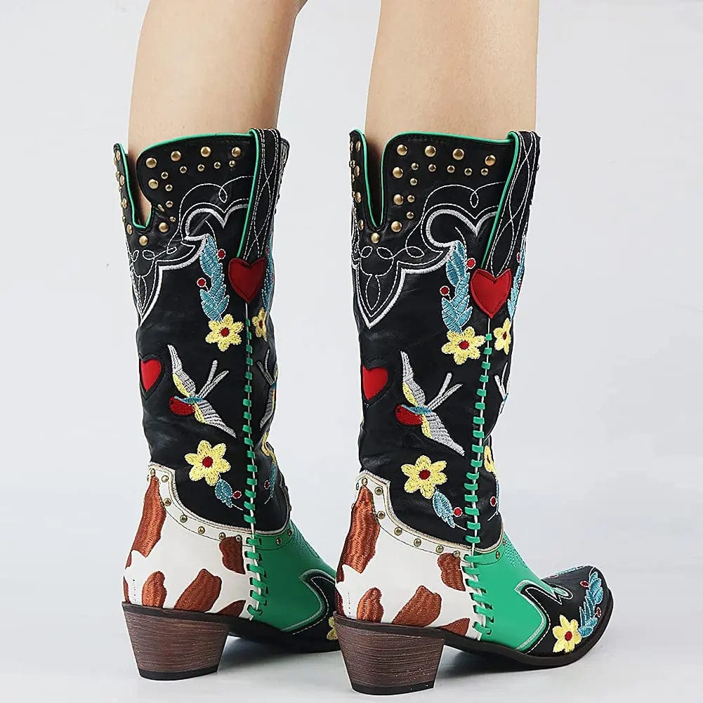 Heike - Cowboy-Stiefel mit Absatz im Stil authentisch mit Auftritt für città