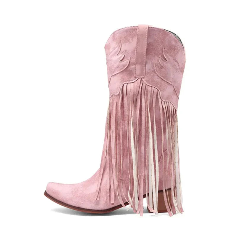 Sabine - Cowboy-Stiefel mit Absatz im Stil authentisch mit Charakter urbano