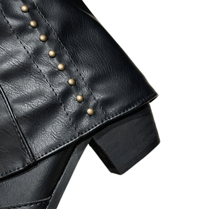 Mareike - Cowboy-Stiefel mit Absatz im Stil authentisch mit Schnitt mit Knöchel