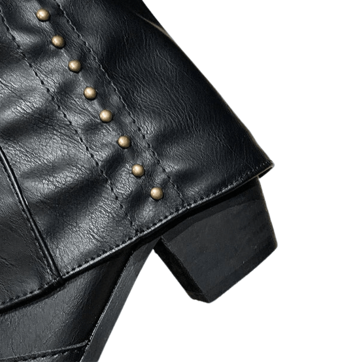 Mareike - Cowboy-Stiefel mit Absatz im Stil authentisch mit Schnitt mit Knöchel