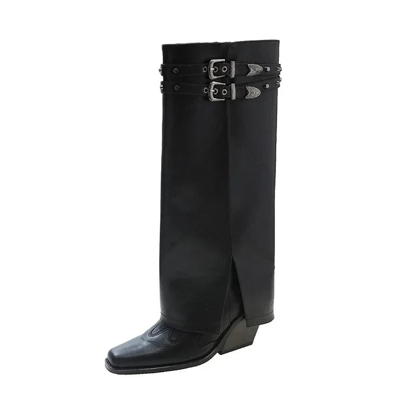 Annette - Cowboy-Stiefel mit Absatz im Stil authentisch mit Charakter Western