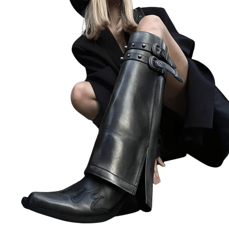 Annette - Cowboy-Stiefel mit Absatz im Stil authentisch mit Charakter Western