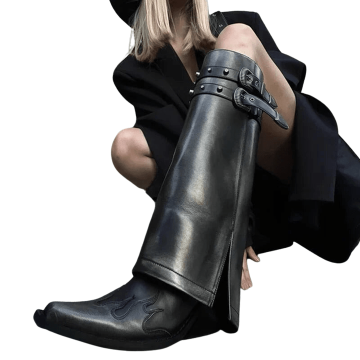 Annette - Cowboy-Stiefel mit Absatz im Stil authentisch mit Charakter Western